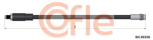 Шланг тормозной задн RENAULT Vel Satis 02- / передн RENAULT Trafic 89- OPEL Arena 97- 92.BH.RE036 COFLE