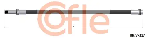 шланг тормозной передний левый+правый! L414 MB Sprinter 2.1-2.8D 95-06