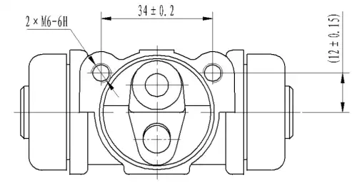 Тормозной цилиндр TRIALLI CF 0307