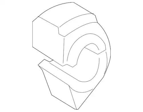втулка стабилизатора заднего центральная!d18.5 Audi A3,VW Colf, Skoda Octavia 03> 1K0511327AP VAG