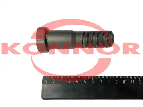болт колеса переднего! L85, М22х1.5 MAZ-53363/5337/54323 543213104051Т KONNOR