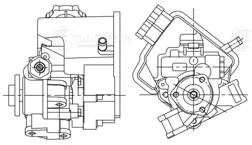 Насос гидроусилителя руля LUZAR LPS 1506
