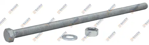 болт регулировочный! M16x2 болт+гайка 359/368 мм Jost 37C T920045 BAGEN