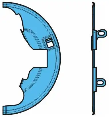 щиток пылезащитный! с монтаж.болтами M10x15 d120 SN3020-1 BPW N..LL 99.00.000.1.11