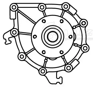 Насос системы охлаждения (помпа) LUZAR LWP 1201