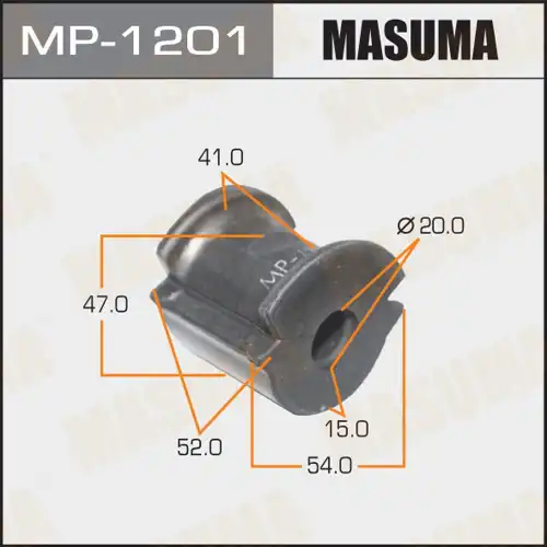 втулка стабилизатора переднего! d20 Mazda Tribute 01> MP-1201 MASUMA