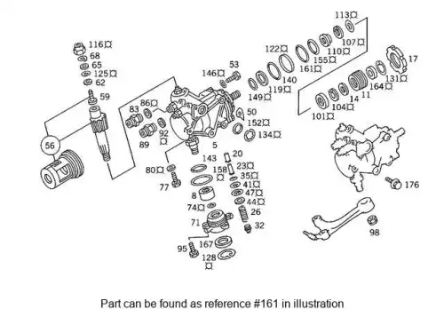Кольцо уплотнительное автомобильное MB 009 997 48 45