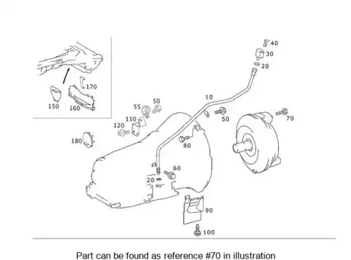 болт АКПП! M10x31 MB 010 990 49 04