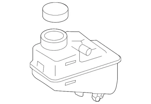 Расширительный бачок MB 166 430 01 02