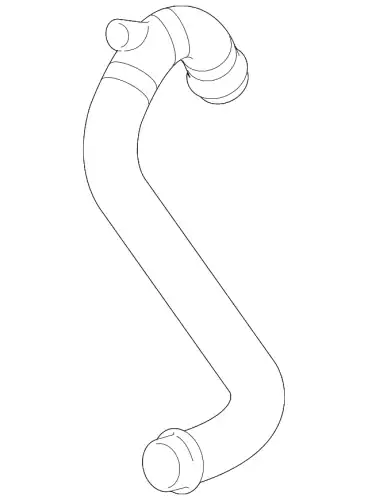 патрубок радиатора! MB W211 211 501 56 82