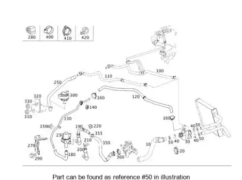 Кольцо уплотнительное автомобильное MB 211 997 00 48