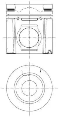 поршневая группа! R6 D127 SCANIA P/R/T DC9/DC11 99 496 961 KS