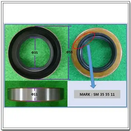 сальник задней полуоси! SsangYong Actyon/Rexton/Kyron D20/D27/E23 01> 4242608600