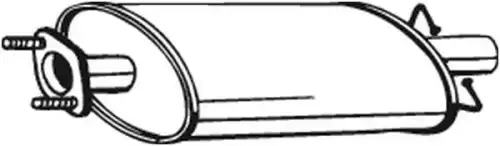 глушитель средня часть! Ford Transit 2.2/2.4TDCi 06> 154-459 BOSAL