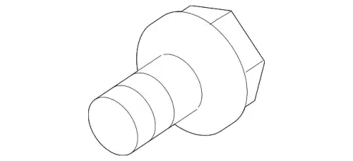 болт системы выпуска! Mitsubishi Galant MF241313