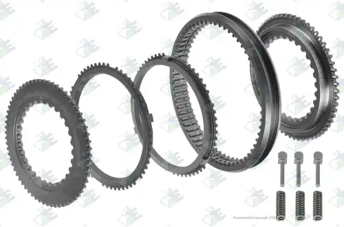 р/к синхронизатора КПП! 1/2 передачи (карбон) кольца синхр, пружинки, сухариZF 95534937 EURORICAMBI