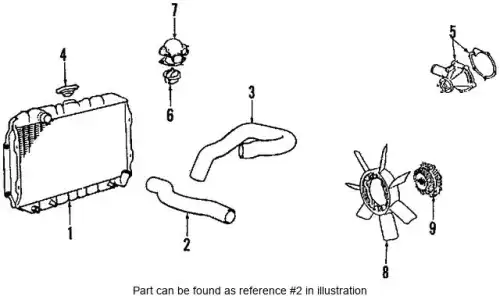 патрубок радиатора верхний! Mitsubishi Pajero 88> MB538803