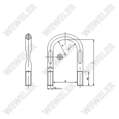 Стремянка рессоры WEWELER B179M24A121