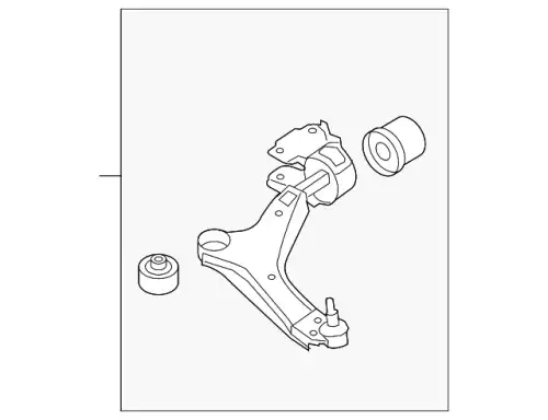 Рычаг подвески VOLVO 31317665 слева