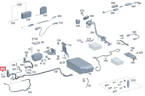 Болт глушителя MB N000000001119