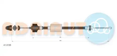 Трос сцепления ADRIAUTO 41.0135