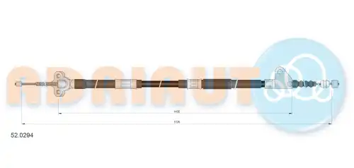 Трос ручного тормоза ADRIAUTO 52.0294
