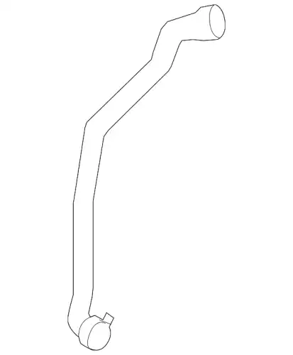 патрубок радиатора! MB W164 164 501 04 82