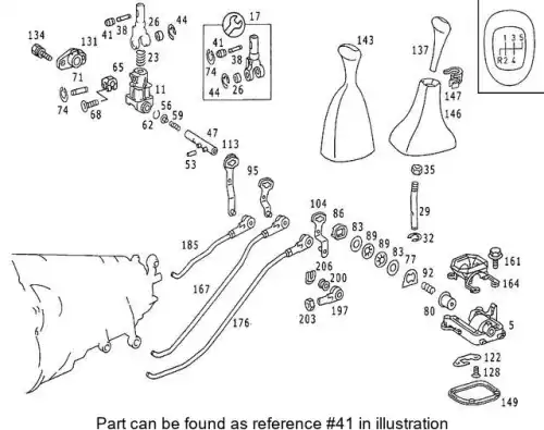 втулка кронштейна тяги КПП! MB W163/W210/W202/W124/W463 89> 201 267 00 50