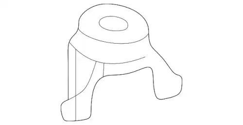 опорный стакан передней пружины! MB W210 95-02 2026260119