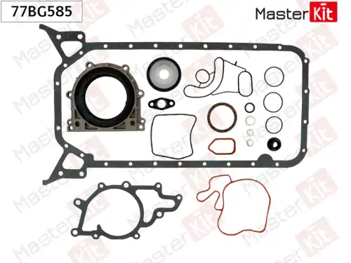 77BG585 Комплект прокладок, блок-картер двигателя MB C-CLASS (W203) OM 611.962 MASTERKIT