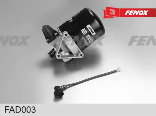 осушитель воздуха! с подогрев и картриджем, ан.4324101020, разъем М27x1, 4 отв.МАЗ, КАМАЗ FAD003 FENOX