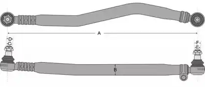 Рулевая тяга JURATEK JSS1466