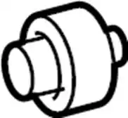 сайлентблок рычага нижн. пер.! VW Touareg 3.2-6.0/2.5TDi-5.0TDi 02> 4M0407515D VAG