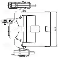 Суппорт тормозной TRIALLI CF 012114 передняя ось слева