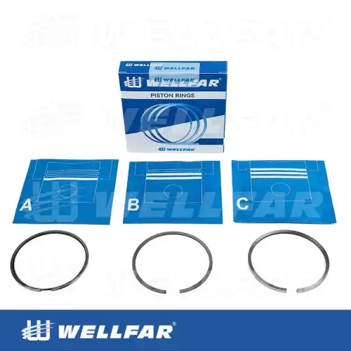 Кольца поршневые WELLFAR 005-510510-000