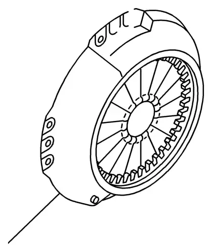 Корзина сцепления ISUZU 8-97351-794-0