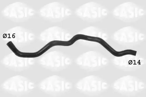 патрубок радиатора! Peugeot 307 2.0 02-10 3400015 SASIC