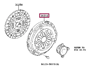 Корзина сцепления TOYOTA / LEXUS 3121042030