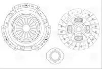 Диск сцепления TRIALLI FR 2405