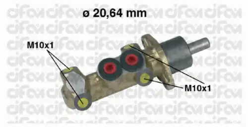 главный тормозной цилиндр! без ABS Fiat Punto 94-00,Tempra 90-96,Tipo 88-94 202-044 CIFAM
