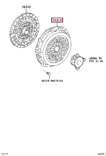 Корзина сцепления TOYOTA / LEXUS 3121012330
