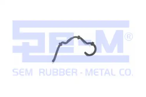 патрубок системы оxлаждения! от масляного радиатора 2-изг. DAF XF95/XF105 11727 SE-M