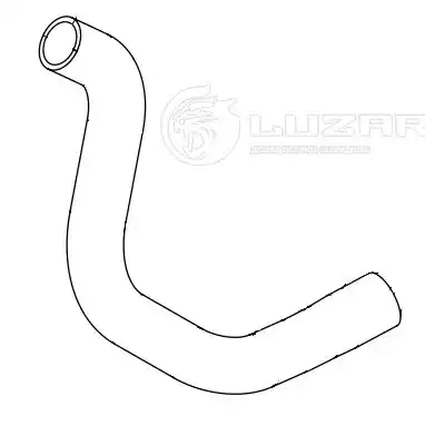 патрубок системы охлаждения! Mосквич 3 22>,JAC JS4 20> LPK 3004 LUZAR