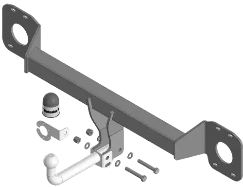 Фаркоп MOTODOR 94208A условно-съемный 1500 кг./ 75 кг.