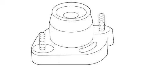 опора амортизатора заднего! Mitsubishi ASX 10-16/Lancer 03>/Outlander MR491946