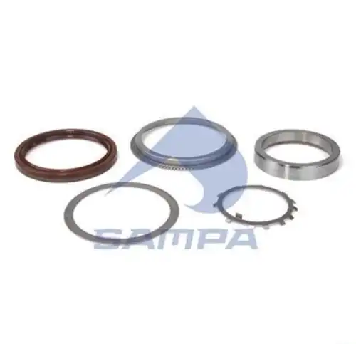 р/к ступицы! (обойма + сальник + прокладка+упорн.кольцо +кольцо ABS) MB Actros/Atego/Axor 010.834 SAMPA