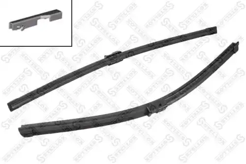 Щетка стеклоочистителя бескаркасная 201 619-SX STELLOX 525/21'' мм/" 525/21'' мм/" 2 шт