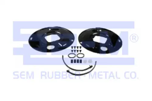 комплект щитков пылезащитных !на ось кв.балка 120 SN4218-2 30град BPW H 8-9т 12124 SE-M