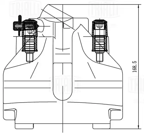 Суппорт тормозной TRIALLI CF 202602