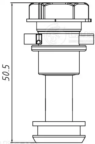 LL 2611 Винт регулир. радиатора охл. для а/м BMW 3 (E90) (05-)/1 (E81) (04-)/X1 (E84) (09-) (МКПП) ( LUZAR